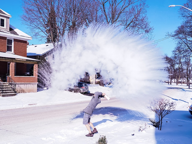 2016 加拿大零下18度瞬間結冰實驗照 Minus Eighteen Degrees Freeze