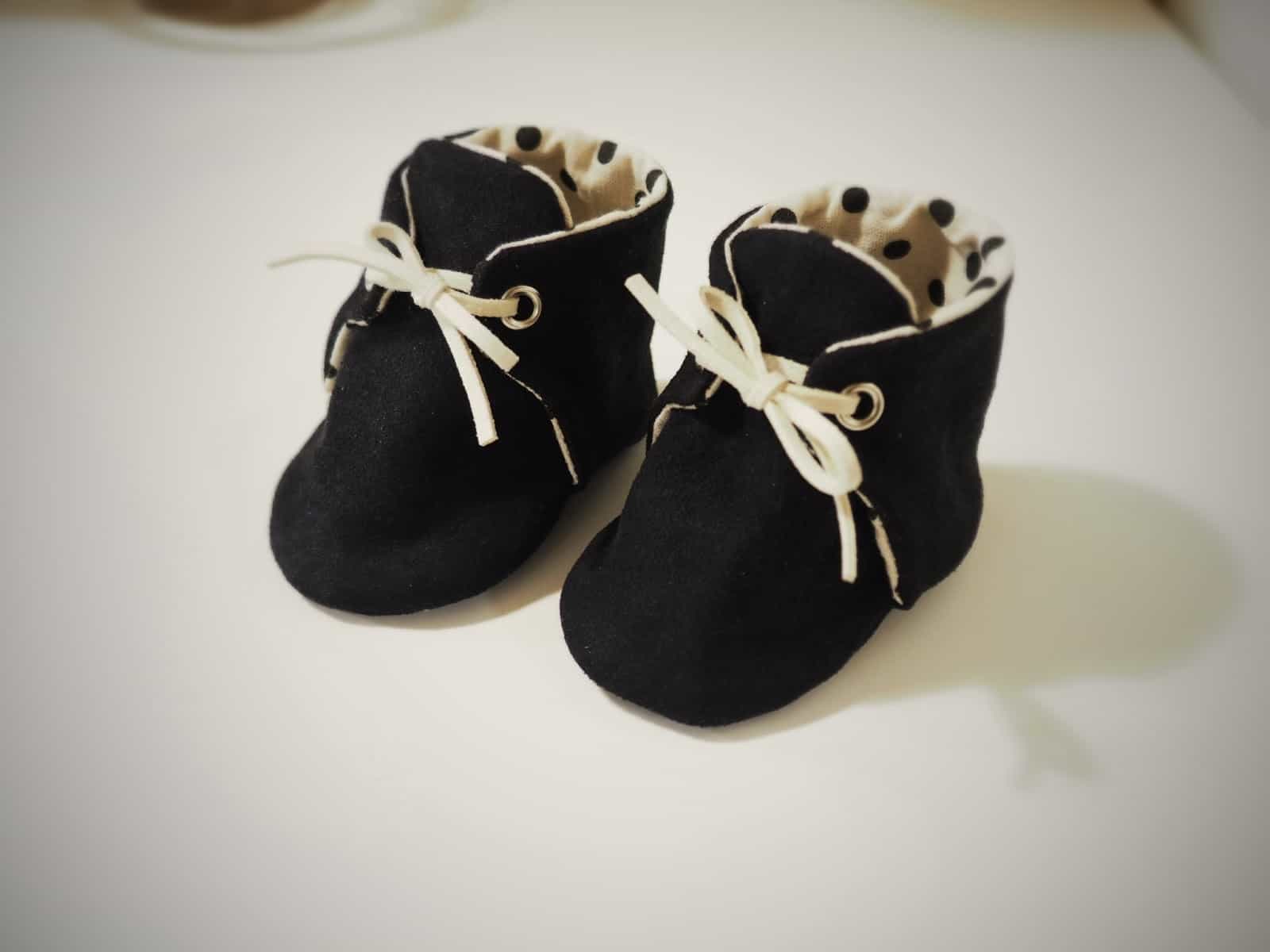 手作寶寶靴子-嬰兒鞋 (版型分享) Handmade Baby Boots (Pattern)