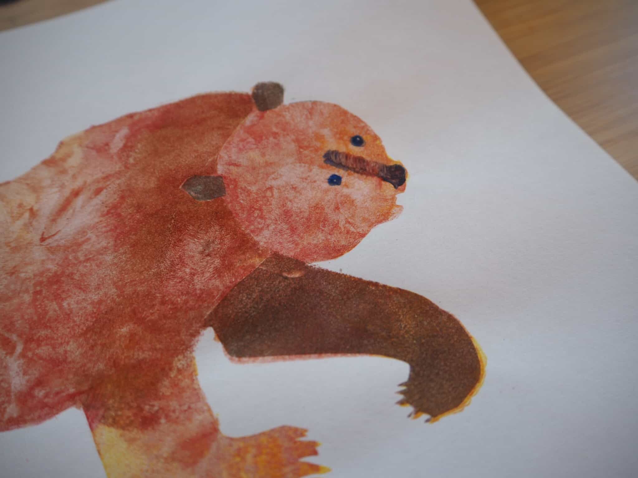 《棕色的熊、棕色的熊，你在看什麼？》 – 海綿彩印畫 (繪本延伸創作) 5