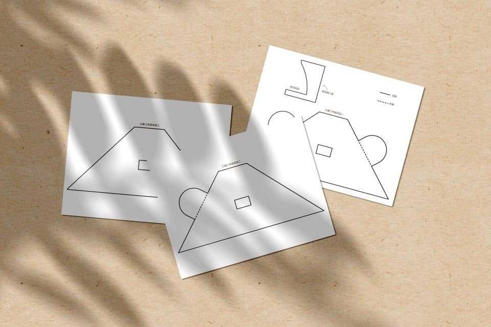 DIY 色光三原色三角錐實驗 －紙箱就能玩（版型分享） 4