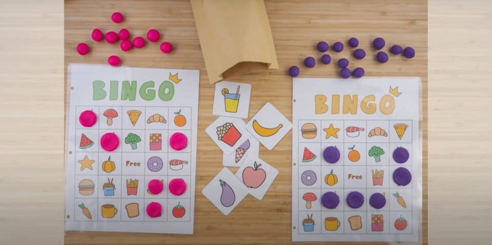 黏土玩賓果遊戲 中文賓果遊戲 注音賓果遊戲 免費賓果遊戲 幼兒賓果遊戲 紙袋放入圖案卡